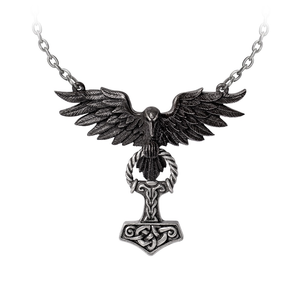Alchemy - Hrafnhamerr Ketting - Zilverkleurig